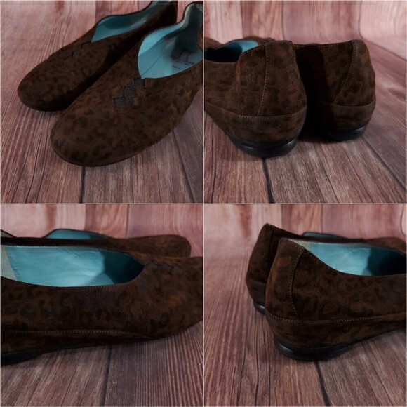 *FLAW* Thierry Rabotin Womens Size 8 Leopard Print Loafer Flats Shoes - Picture 7 of 14